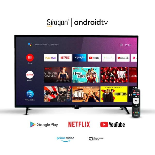 televisor smartv de 40" síragon