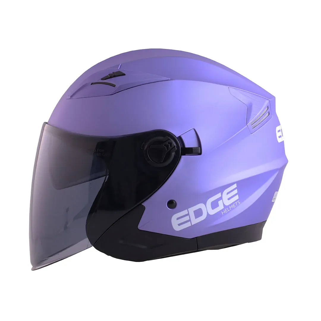 casco edge jaguar sólido lila