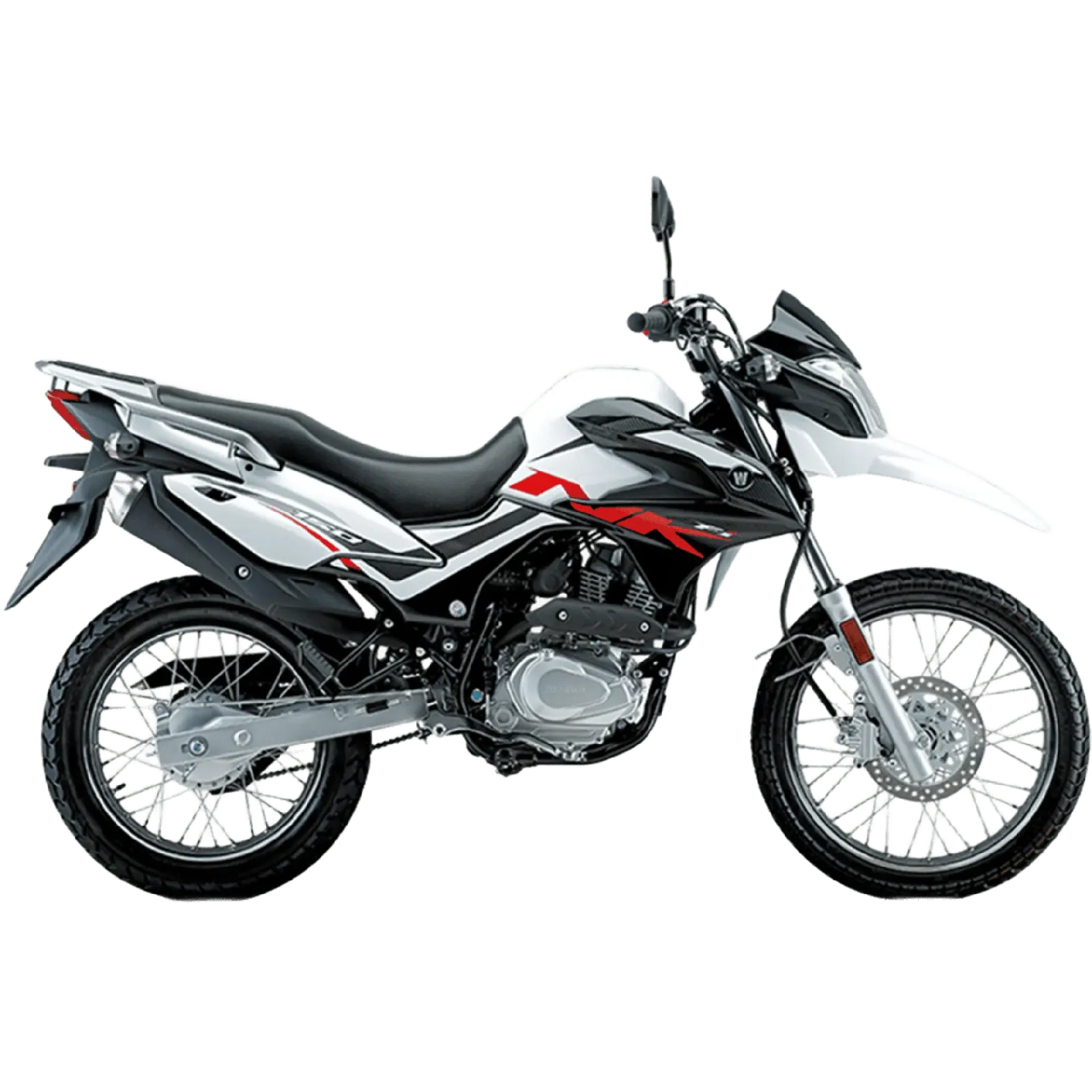 moto haojue hj150 nk color: blanco