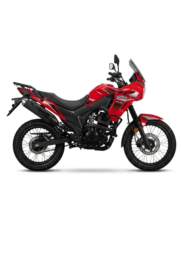 moto hjm hm 250ms color: rojo