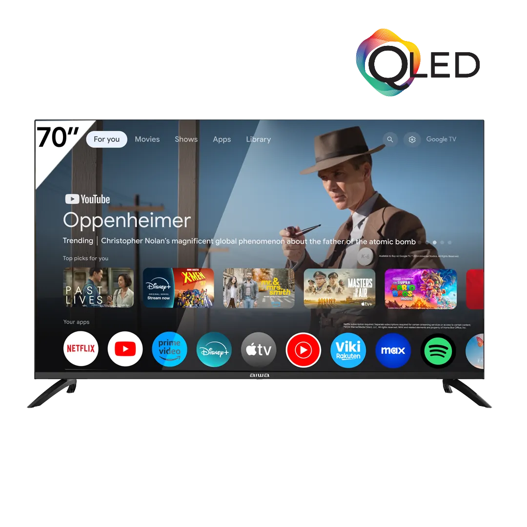 televisor smartv de 70" aiwa